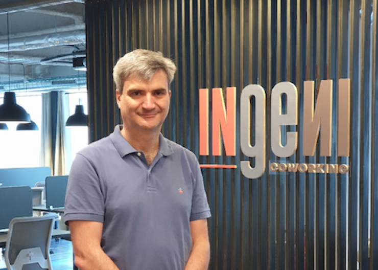 Antoni Viola, un dels sis fundadors del 'coworking' Ingeni.